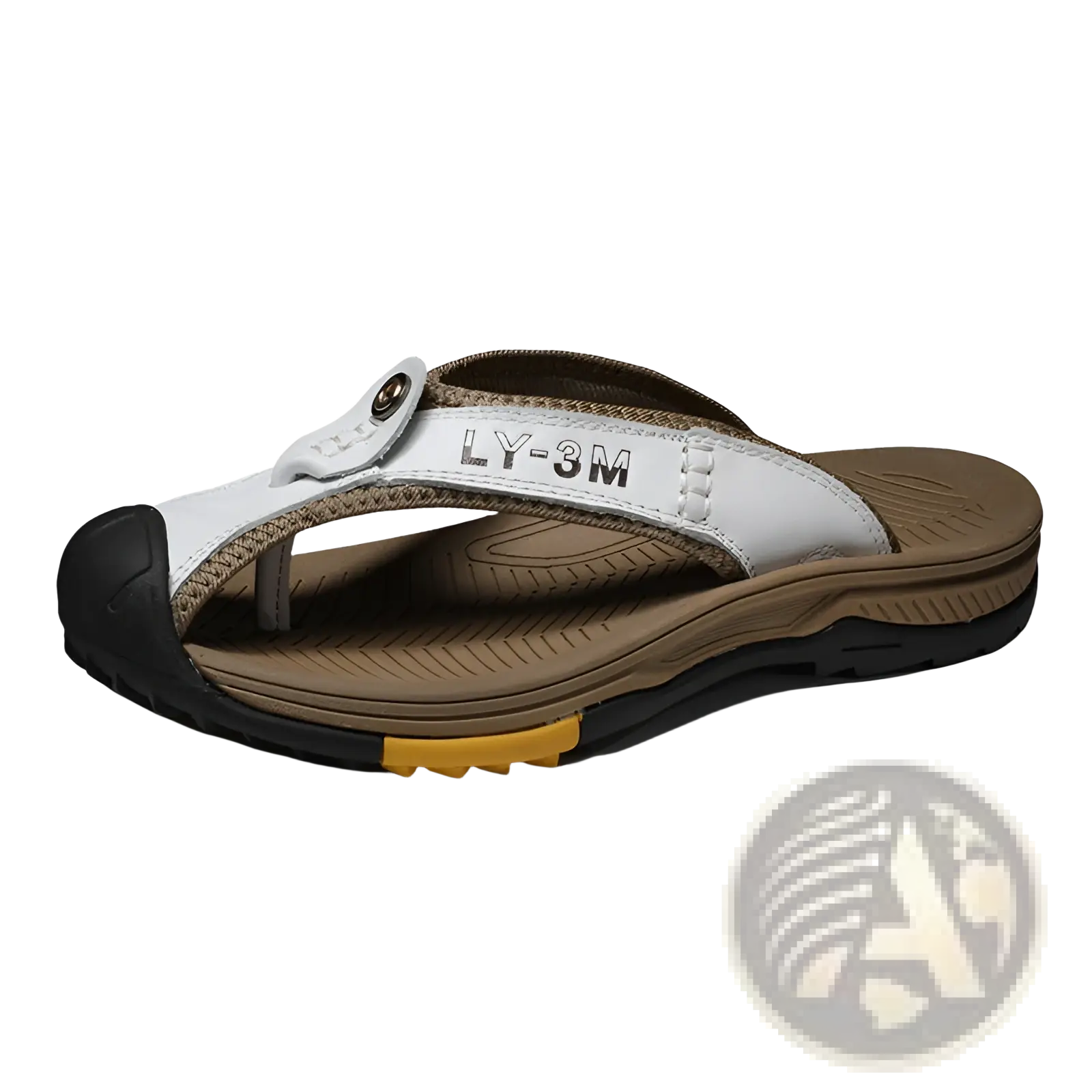 Men's Leather Beach Sandals Outdoor Sport Flip Flops