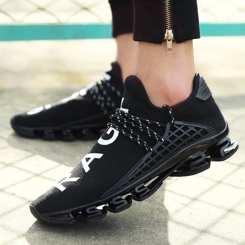 Men's Breathable Running Trainers Cushioning Sports Sneakers