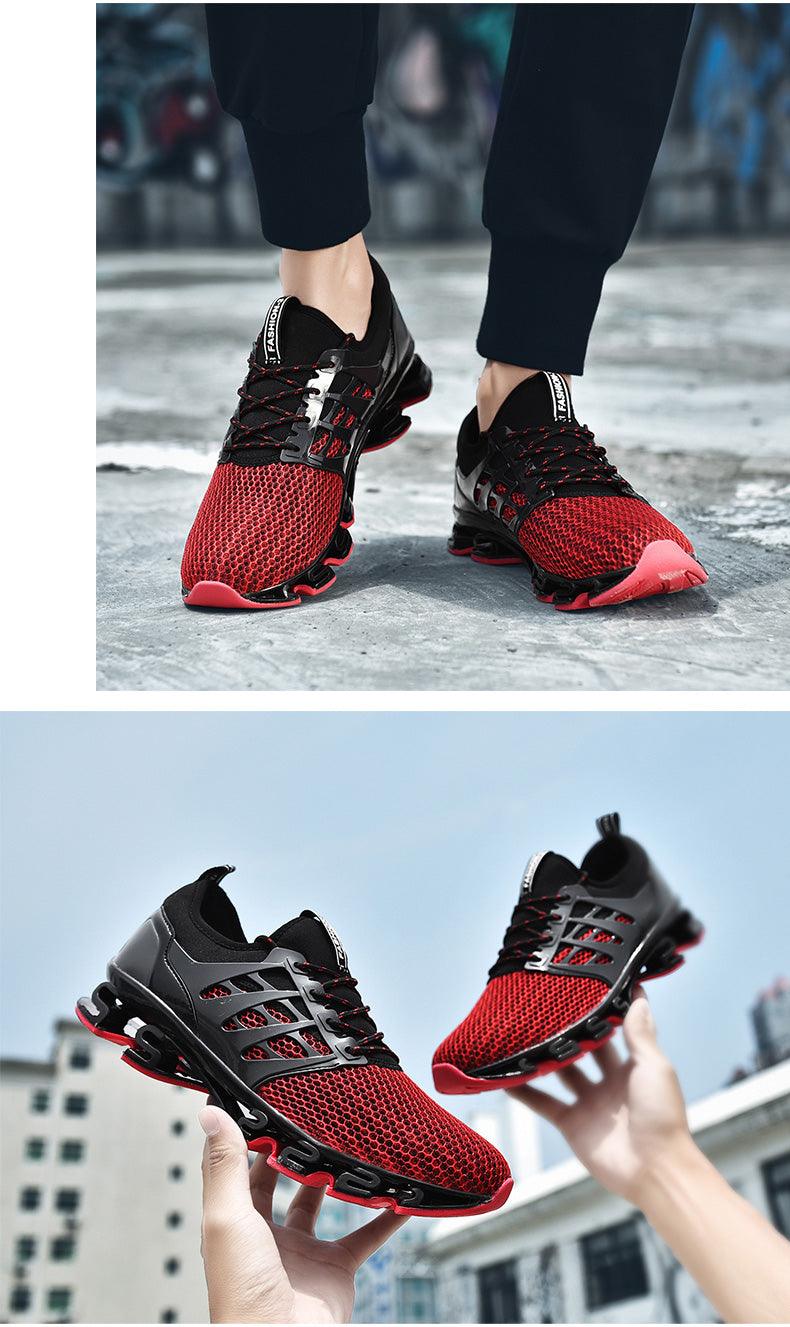 Men's Breathable Running Trainers Cushioning Sports Sneakers