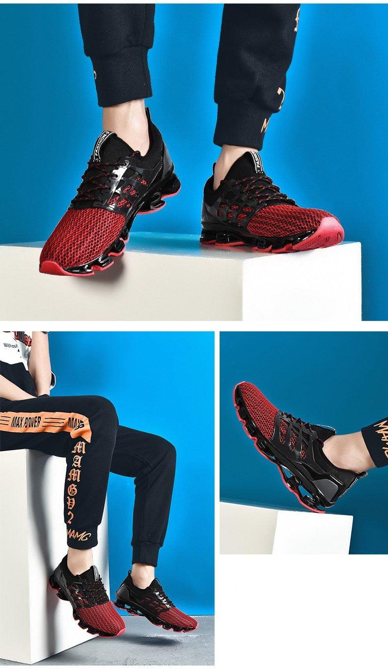 Men's Breathable Running Trainers Cushioning Sports Sneakers