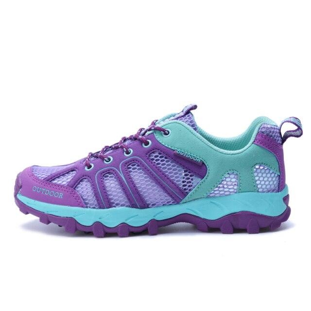 Men's Waterproof Lightweight Leather Hiking Mountain Shoes
