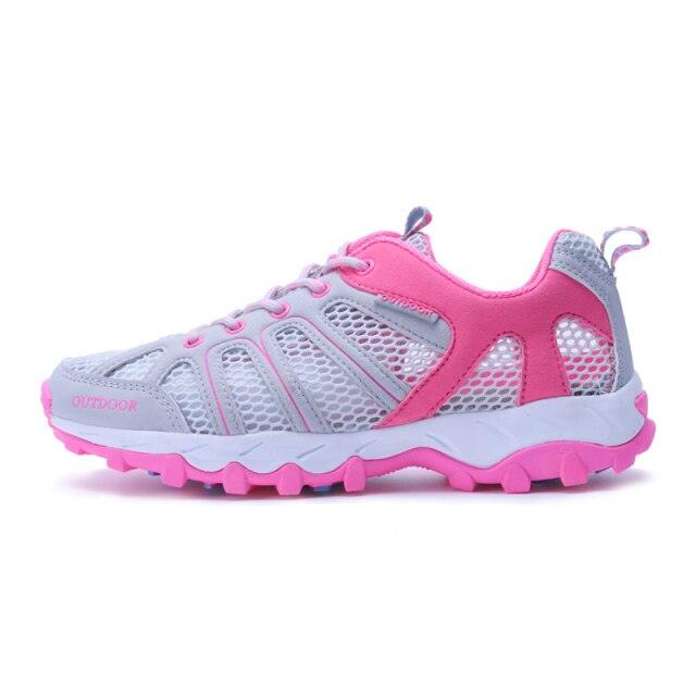 Men's Waterproof Lightweight Leather Hiking Mountain Shoes