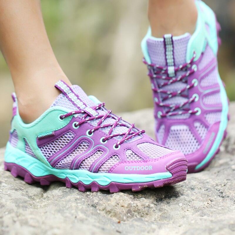 Men's Waterproof Lightweight Leather Hiking Mountain Shoes