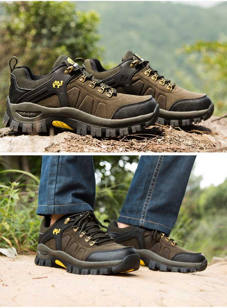 Men's Waterproof Lightweight Hiking Casual Outdoor Sneakers