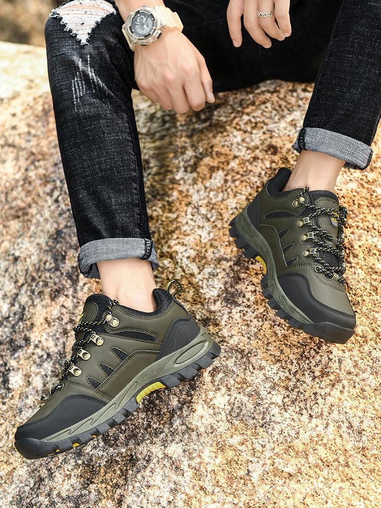 Men's Waterproof Non-Slip Outdoor Hiking Mountain Boots
