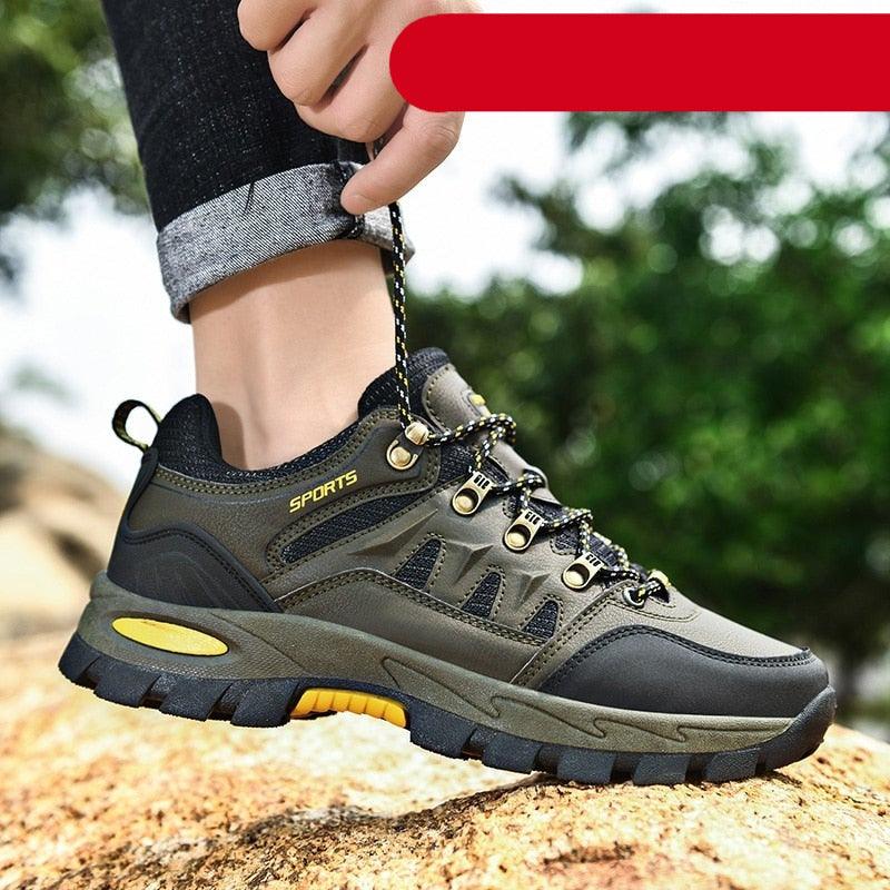 Men's Waterproof Non-Slip Outdoor Hiking Mountain Boots