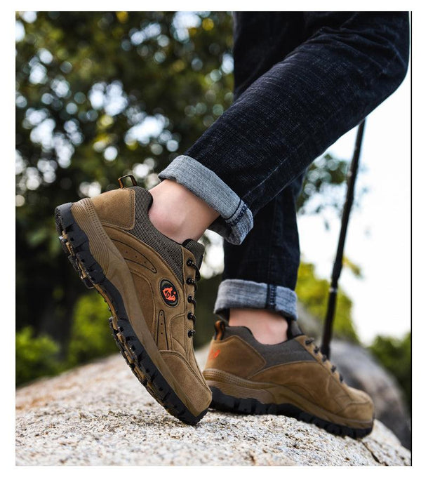 Men's Winter Warm Non-Slip Hiking Sneakers Outdoor Shoes