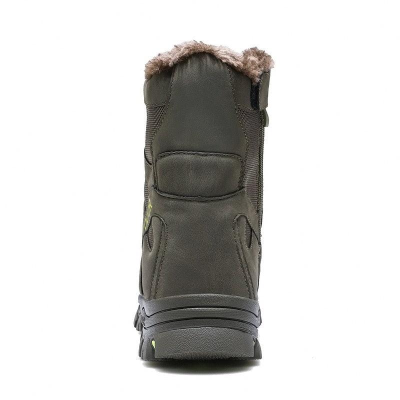 Men's Mid-Cut Outdoor Hiking Work Boots Black