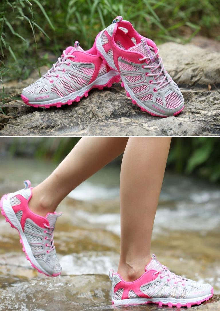Men's Waterproof Lightweight Leather Hiking Mountain Shoes