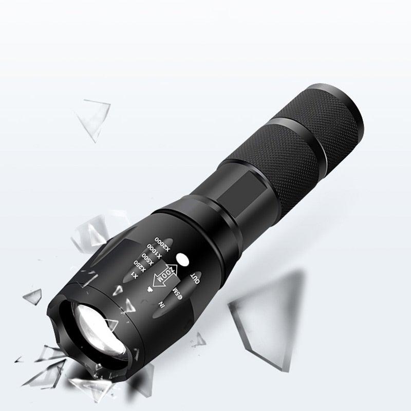 Waterproof Mini LED Flashlight Rechargeable Tactical Torch