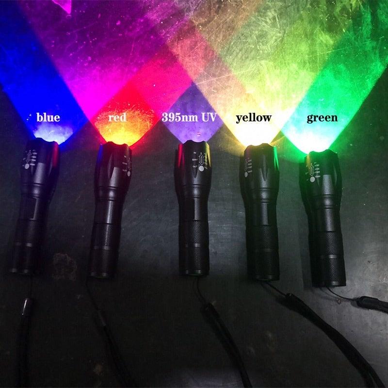 Waterproof Mini LED Flashlight Rechargeable Tactical Torch