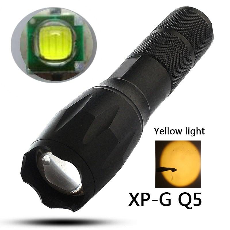 Waterproof Mini LED Flashlight Rechargeable Tactical Torch