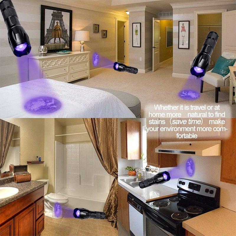 Waterproof Mini LED Flashlight Rechargeable Tactical Torch