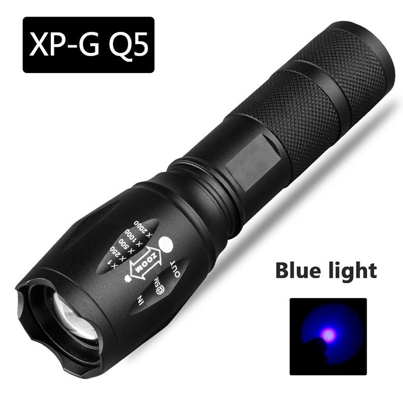 Waterproof Mini LED Flashlight Rechargeable Tactical Torch