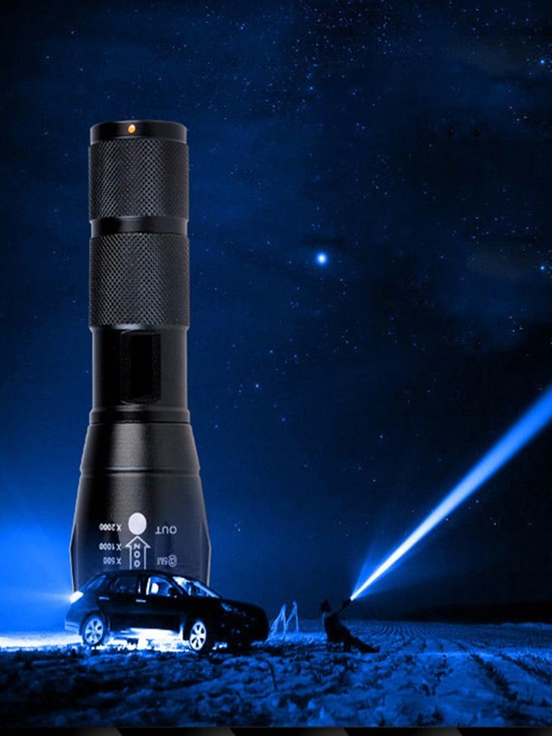 Waterproof Mini LED Flashlight Rechargeable Tactical Torch