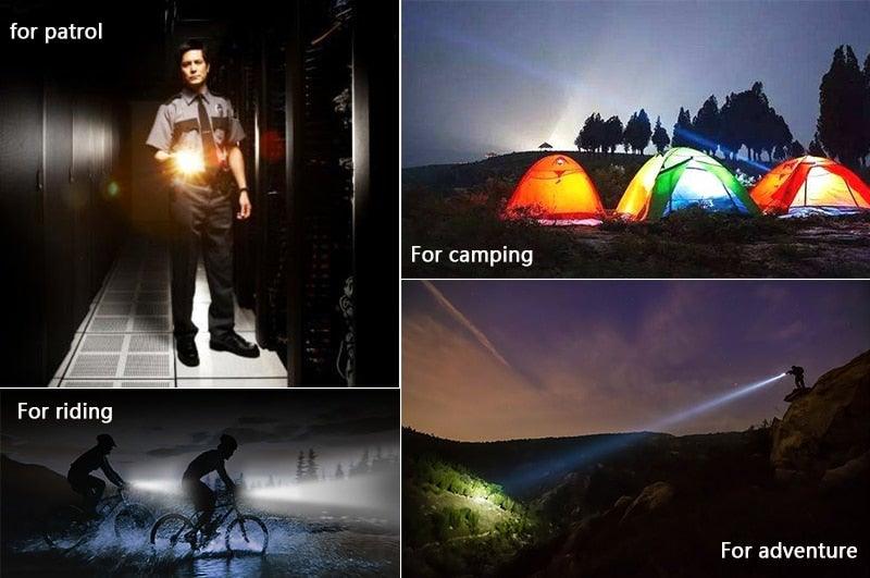 Waterproof Mini LED Flashlight Rechargeable Tactical Torch