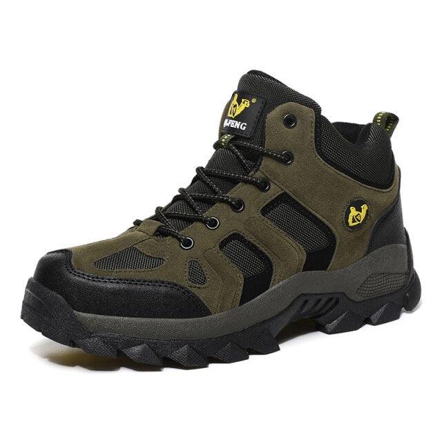 Men's Winter Fur Waterproof Anti-Slip Hiking Boots