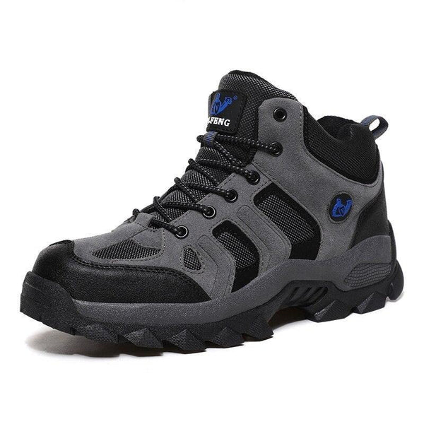 Men's Winter Fur Waterproof Anti-Slip Hiking Boots