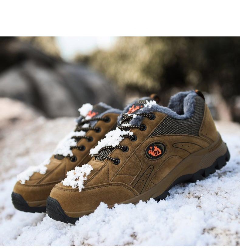 Men's Winter Warm Non-Slip Hiking Sneakers Outdoor Shoes