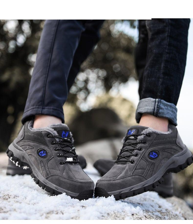 Men's Winter Warm Non-Slip Hiking Sneakers Outdoor Shoes