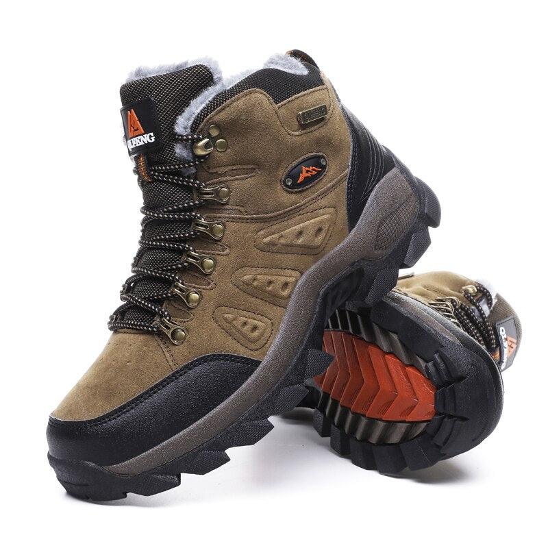 Men's Winter Warm Waterproof Non-Slip Hiking Boots