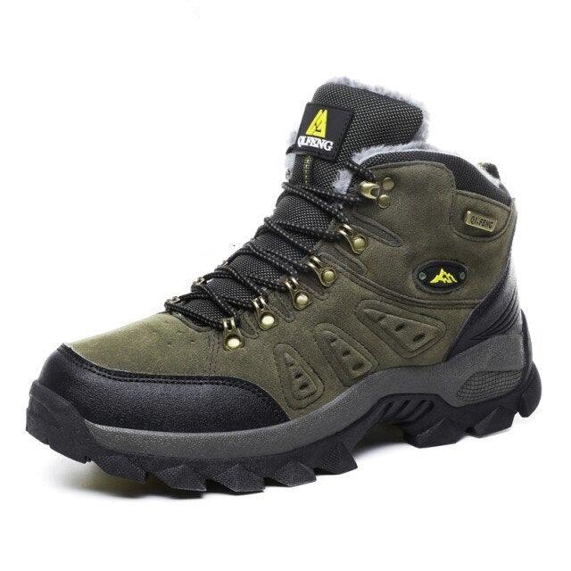 Men's Winter Warm Waterproof Non-Slip Hiking Boots