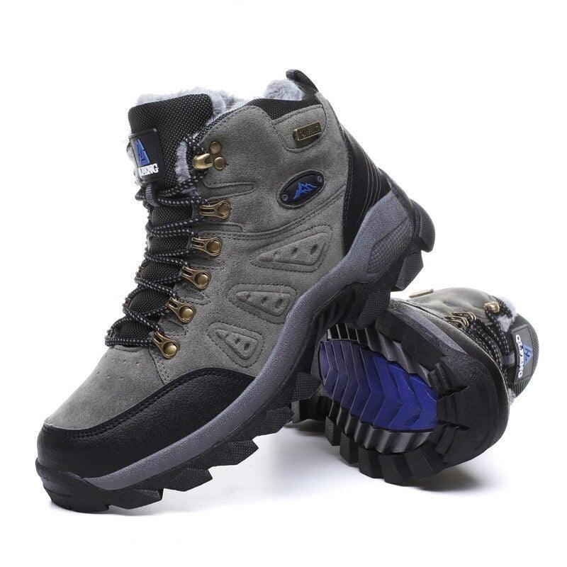 Men's Winter Warm Waterproof Non-Slip Hiking Boots