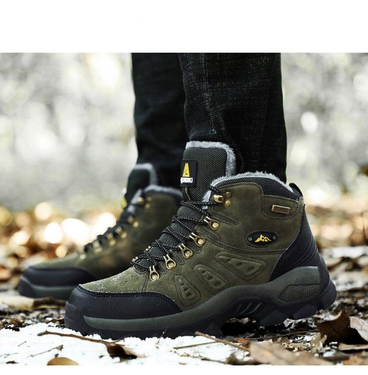Men's Winter Warm Waterproof Non-Slip Hiking Boots
