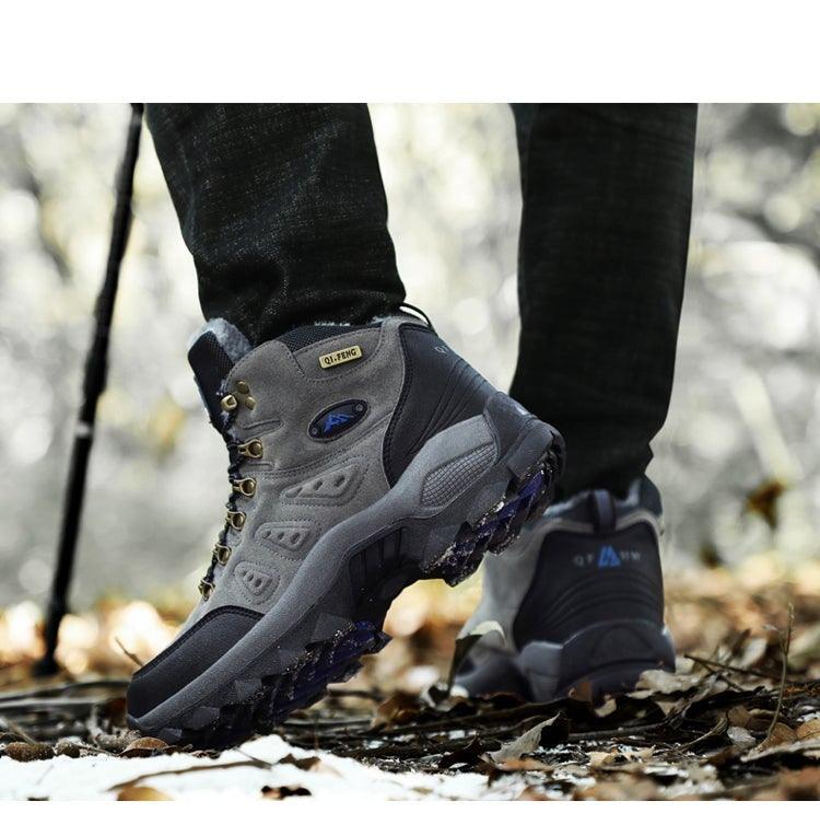 Men's Winter Warm Waterproof Non-Slip Hiking Boots